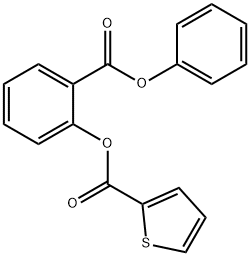 2-(phenoxycarbonyl)phenyl 2-thiophenecarboxylate 结构式