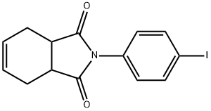 2-(4-iodophenyl)-3a,4,7,7a-tetrahydro-1H-isoindole-1,3(2H)-dione 结构式