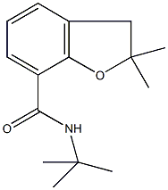 N-(tert-butyl)-2,2-dimethyl-2,3-dihydro-1-benzofuran-7-carboxamide 结构式