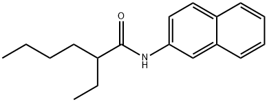 2-ethyl-N-(2-naphthyl)hexanamide 结构式