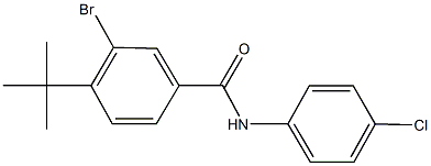 3-bromo-4-tert-butyl-N-(4-chlorophenyl)benzamide 结构式