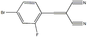 2-(4-bromo-2-fluorobenzylidene)malononitrile 结构式