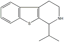 1-isopropyl-1,2,3,4-tetrahydro[1]benzothieno[2,3-c]pyridine 结构式