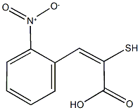 3-{2-nitrophenyl}-2-sulfanylacrylic acid 结构式