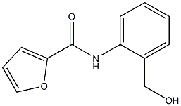 N-[2-(hydroxymethyl)phenyl]-2-furamide 结构式