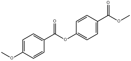 4-(methoxycarbonyl)phenyl 4-methoxybenzoate 结构式