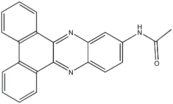 N-dibenzo[a,c]phenazin-11-ylacetamide 结构式