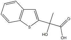 2-(1-benzothien-2-yl)-2-hydroxypropanoic acid 结构式
