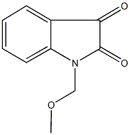 1-(methoxymethyl)-1H-indole-2,3-dione 结构式