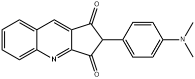 2-[4-(dimethylamino)phenyl]-3-hydroxy-1H-cyclopenta[b]quinolin-1-one 结构式