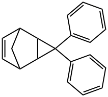 3,3-diphenyltricyclo[3.2.1.0~2,4~]oct-6-ene 结构式