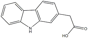 9H-carbazol-2-ylacetic acid 结构式
