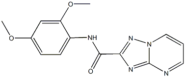 N-(2,4-dimethoxyphenyl)[1,2,4]triazolo[1,5-a]pyrimidine-2-carboxamide 结构式