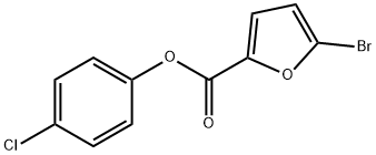 4-chlorophenyl 5-bromo-2-furoate 结构式