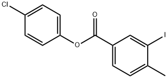 4-chlorophenyl 3-iodo-4-methylbenzoate 结构式