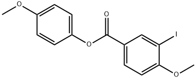 4-methoxyphenyl 3-iodo-4-methoxybenzoate 结构式