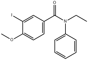 N-ethyl-3-iodo-4-methoxy-N-phenylbenzamide 结构式