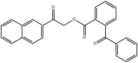 2-(2-naphthyl)-2-oxoethyl 2-benzoylbenzoate 结构式