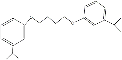 1-isopropyl-3-[4-(3-isopropylphenoxy)butoxy]benzene 结构式