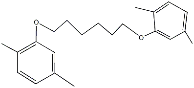 2-{[6-(2,5-dimethylphenoxy)hexyl]oxy}-1,4-dimethylbenzene 结构式