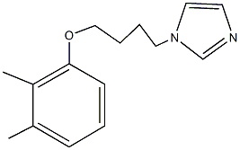 1-[4-(2,3-dimethylphenoxy)butyl]-1H-imidazole 结构式