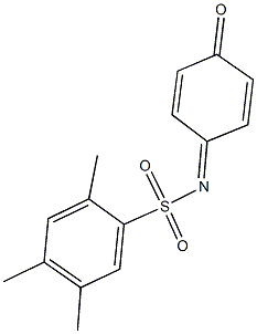 2,4,5-trimethyl-N-(4-oxo-2,5-cyclohexadien-1-ylidene)benzenesulfonamide 结构式