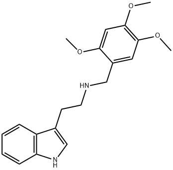 2-(1H-indol-3-yl)-N-(2,4,5-trimethoxybenzyl)ethanamine 结构式