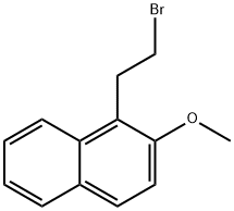 1-(2-bromoethyl)-2-methoxynaphthalene 结构式