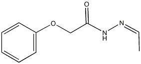N'-ethylidene-2-phenoxyacetohydrazide 结构式
