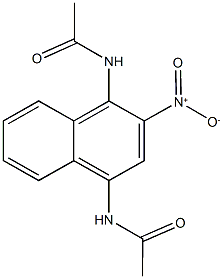 N-{4-(acetylamino)-2-nitro-1-naphthyl}acetamide 结构式