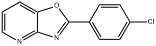 2-(4-氯苯基)噁唑并[4,5-B]吡啶 结构式