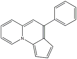 4-phenylcyclopenta[c]quinolizine 结构式