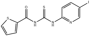 N-(5-iodopyridin-2-yl)-N'-(thien-2-ylcarbonyl)thiourea 结构式