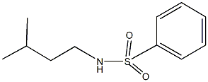 N-isopentylbenzenesulfonamide 结构式