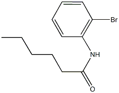 N-(2-bromophenyl)hexanamide 结构式