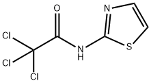2,2,2-三氯-N-(1,3-噻唑-2-基)乙酰胺 结构式