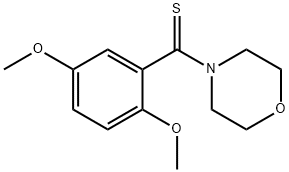 4-(2,5-dimethoxybenzothioyl)morpholine 结构式