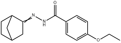 N'-bicyclo[2.2.1]hept-2-ylidene-4-ethoxybenzohydrazide 结构式