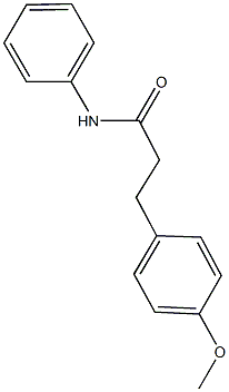3-(4-methoxyphenyl)-N-phenylpropanamide 结构式