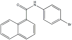 N-(4-bromophenyl)-1-naphthamide 结构式