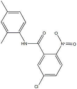 5-chloro-N-(2,4-dimethylphenyl)-2-nitrobenzamide 结构式