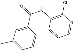 N-(2-chloro-3-pyridinyl)-3-methylbenzamide 结构式