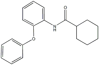 N-(2-phenoxyphenyl)cyclohexanecarboxamide 结构式