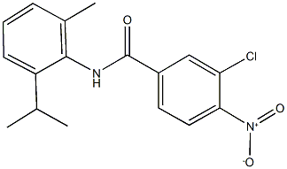 3-chloro-4-nitro-N-(2-isopropyl-6-methylphenyl)benzamide 结构式