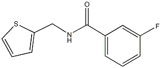 3-fluoro-N-(2-thienylmethyl)benzamide 结构式