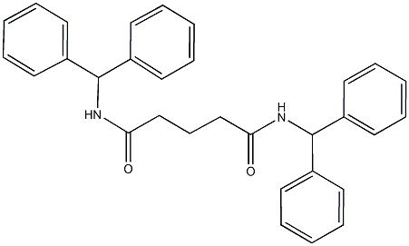 N~1~,N~5~-dibenzhydrylpentanediamide 结构式