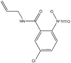 N-allyl-5-chloro-2-nitrobenzamide 结构式