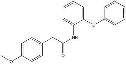 2-(4-methoxyphenyl)-N-(2-phenoxyphenyl)acetamide 结构式