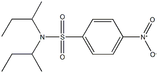 N,N-di(sec-butyl)-4-nitrobenzenesulfonamide 结构式