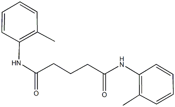 N~1~,N~5~-bis(2-methylphenyl)pentanediamide 结构式